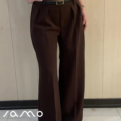 شلوار بگ زنانه کرپ مازراتی