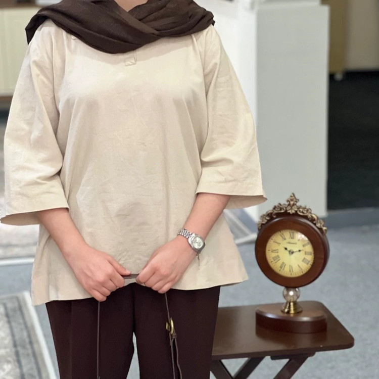 شومیز زنانه لینن باکسی