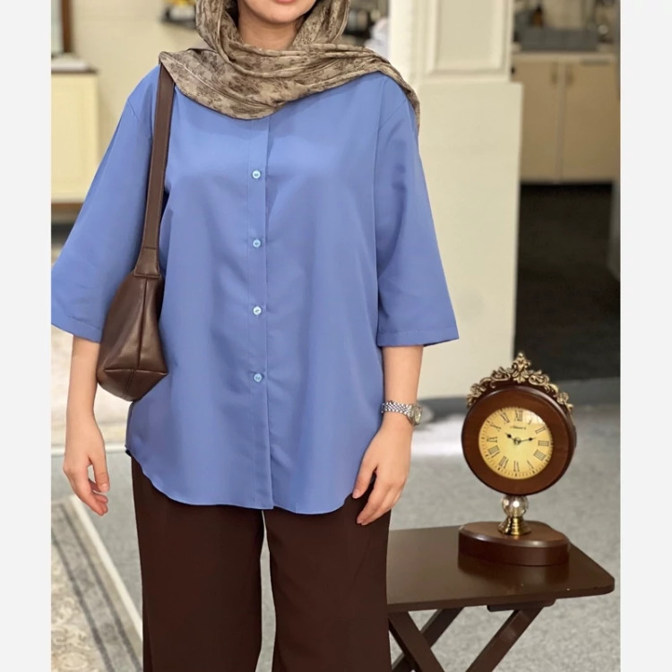 شومیز زنانه استین سه ربع