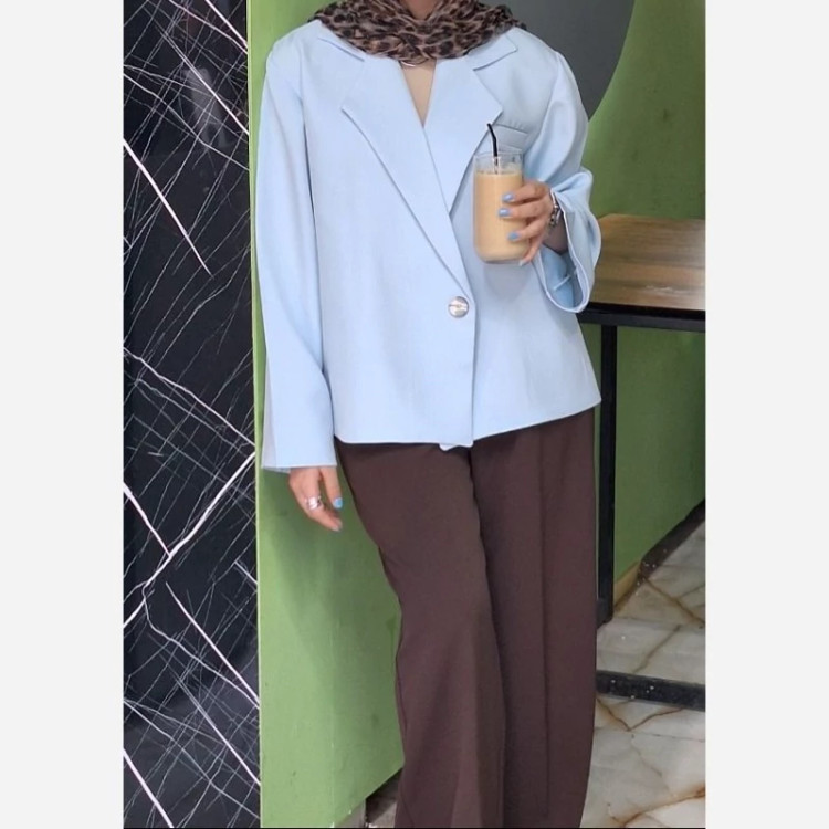 کت زنانه یقه انگلیسی اور سایز