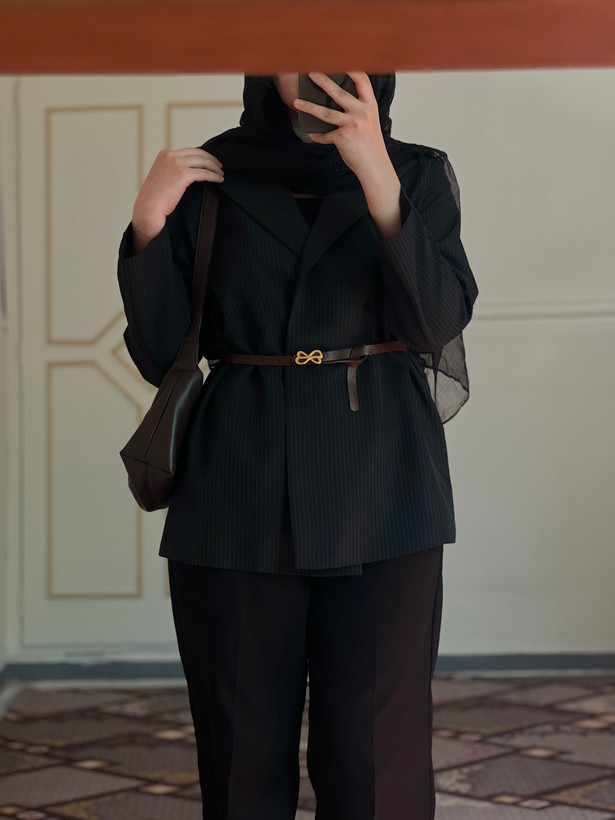کت زنانه دیپلمات یقه انگلیسی