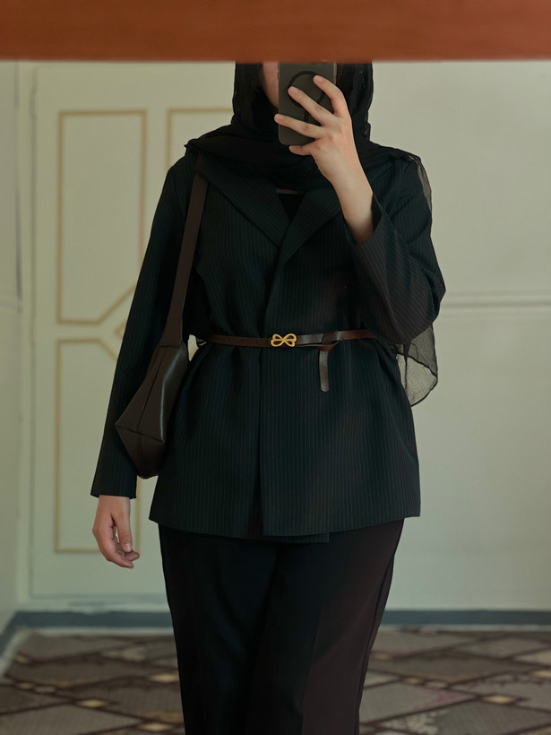 کت زنانه دیپلمات یقه انگلیسی
